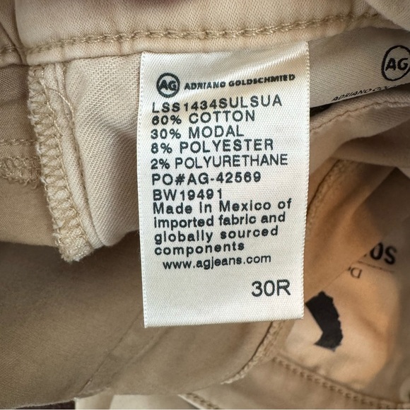 AG Adriano Goldschmied Prima Cigarette Leg Khaki Pants - Picture 6 of 8